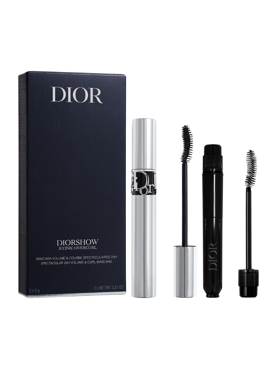 Dior Mascara Set/Diorshow Iconic Overcurl Mascara N° 090 Black 6 g + refill null - onesize - 1