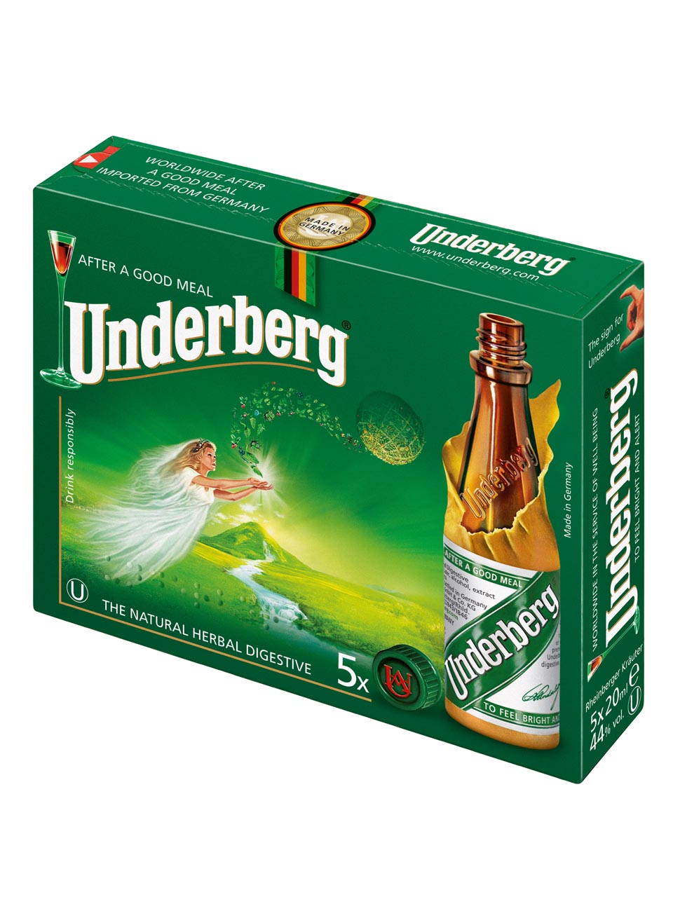 Underberg 44% 5x20 Ml null - onesize - 1