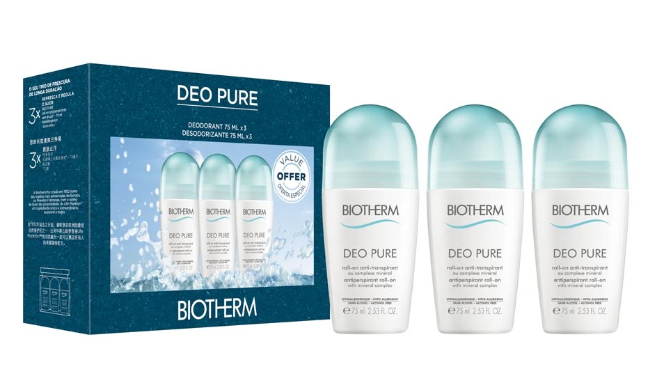 Deo Pure Trio, 3 x 75 ML, Travel exclusive null - onesize - 1