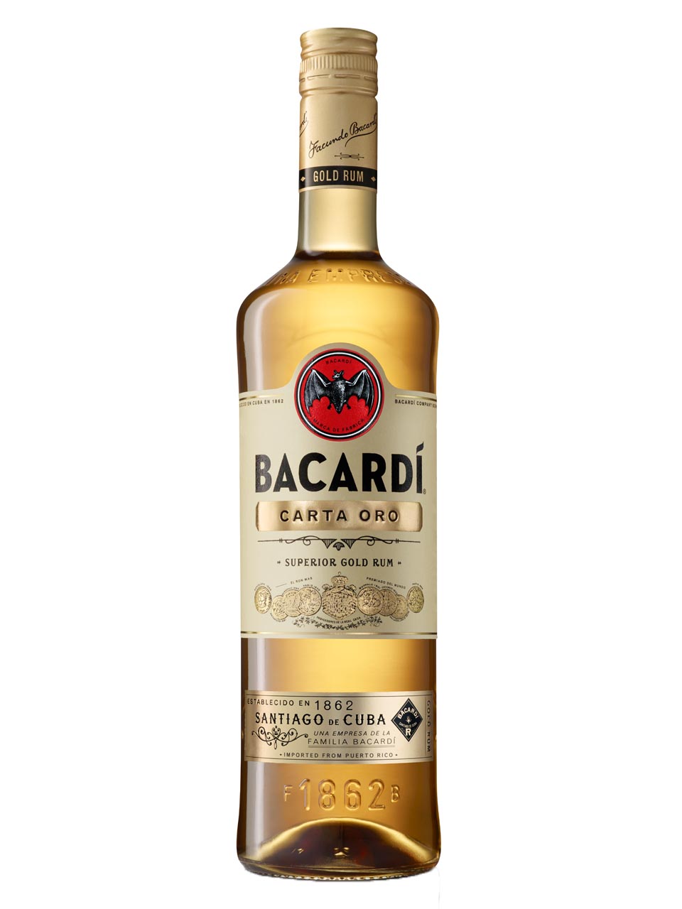 Bacardi Carta Oro 40% 1L null - onesize - 1