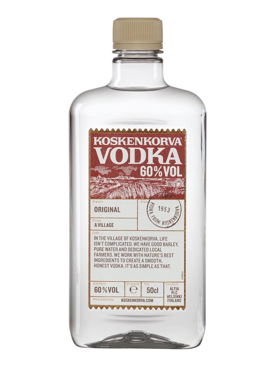 Koskenkorva Vodka 60% 0.5L PET null - onesize - 1