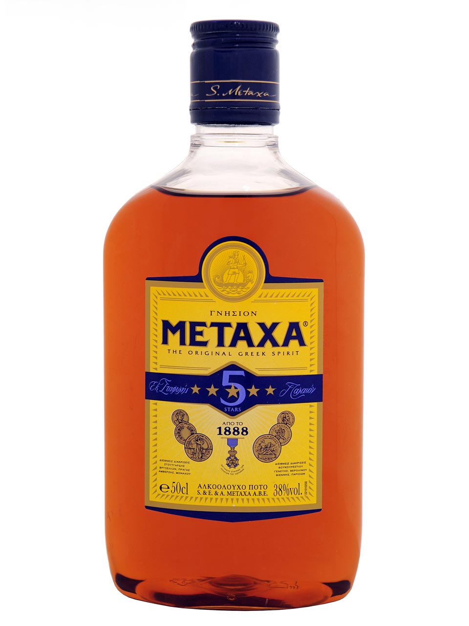Metaxa 5* 38% 0.5L PET null - onesize - 1