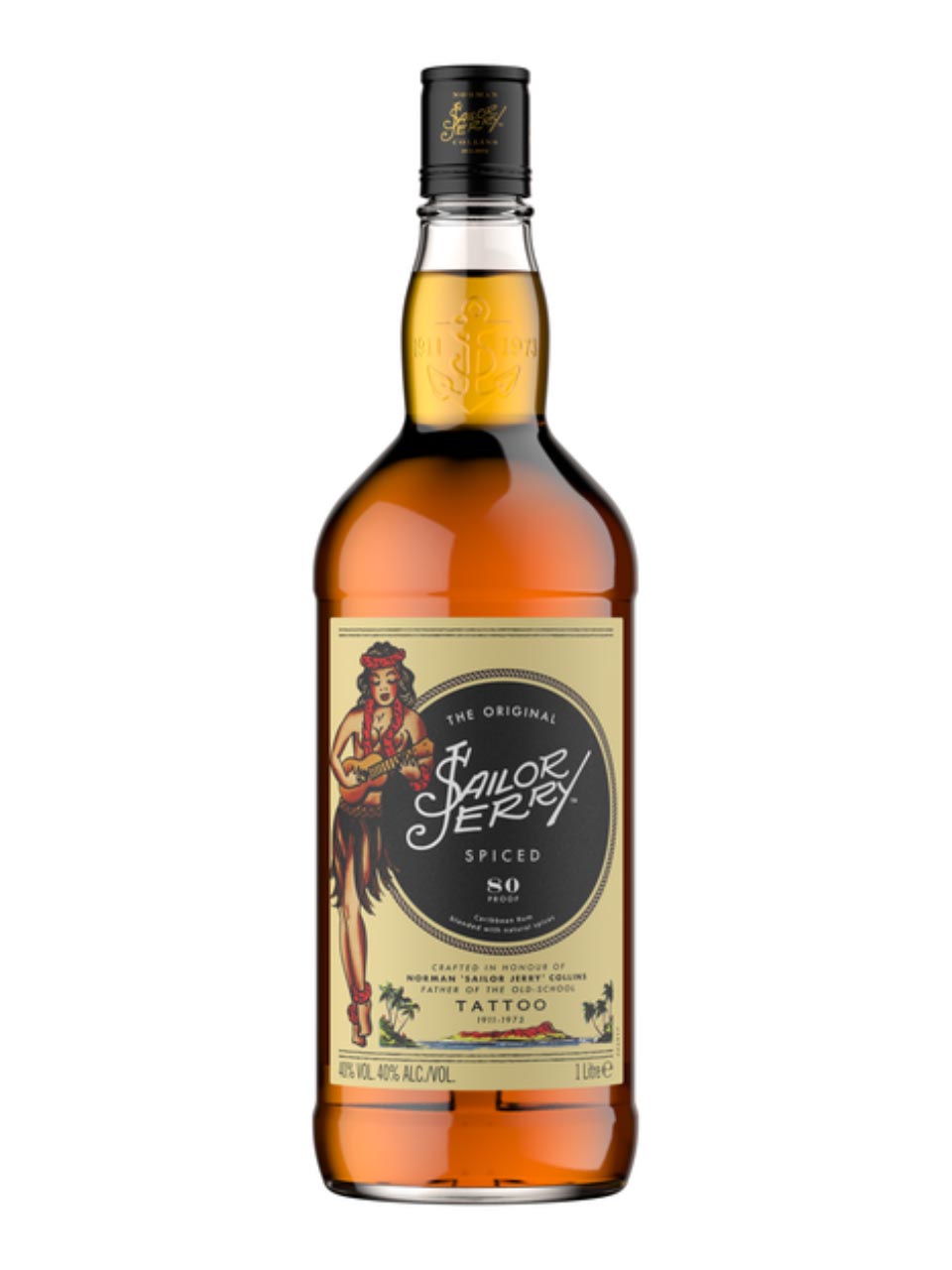Sailor Jerry Spiced Rum 40% 1L null - onesize - 1