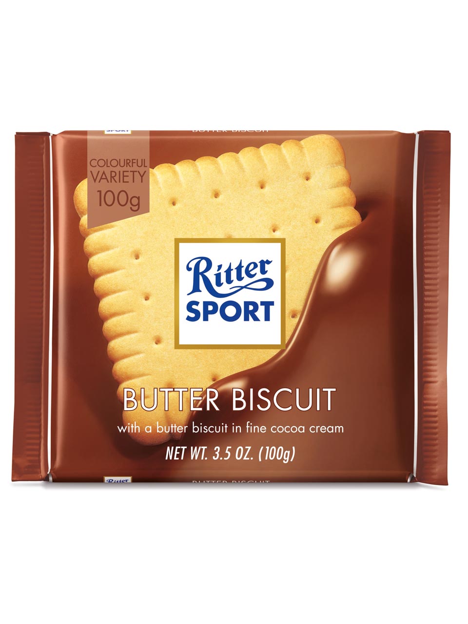Ritter Sport Butterbiscuit, 100g null - onesize - 1