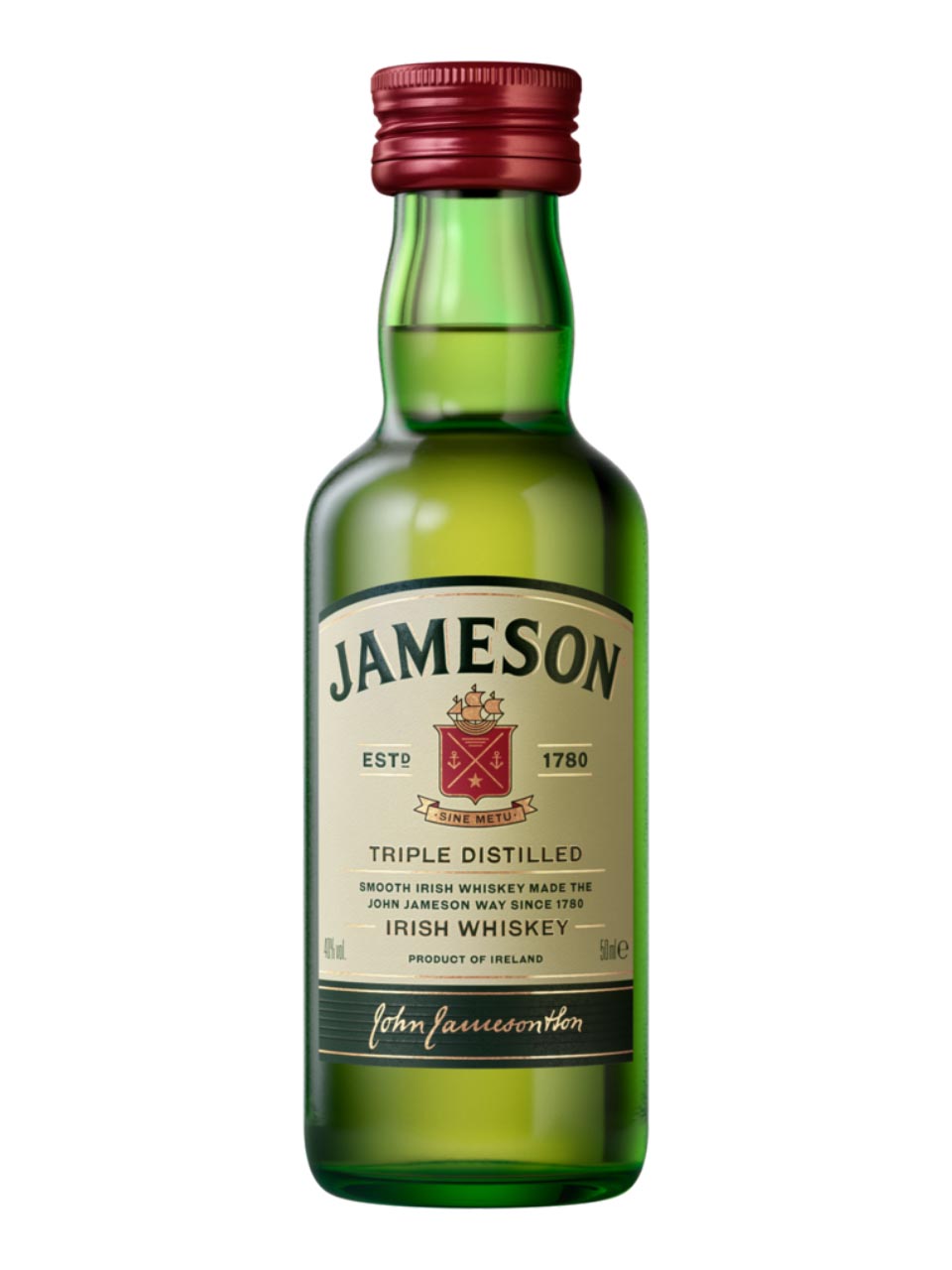Jameson Triple Distilled Irish Whiskey 40% 0.05L PET null - onesize - 1
