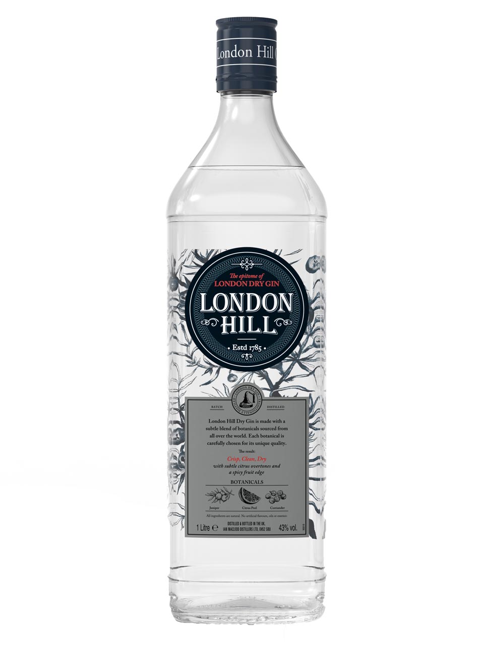 London Hill Gin 43% 1L null - onesize - 1
