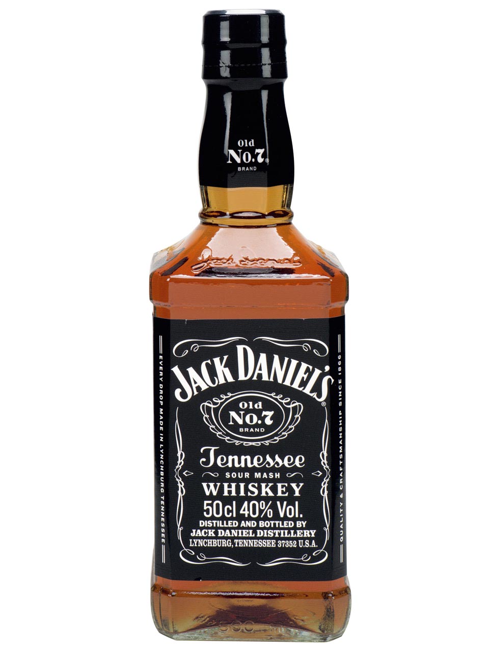Jack Daniel's Black Label No. 7 Tennessee Whiskey 40% 0.5L null - onesize - 1