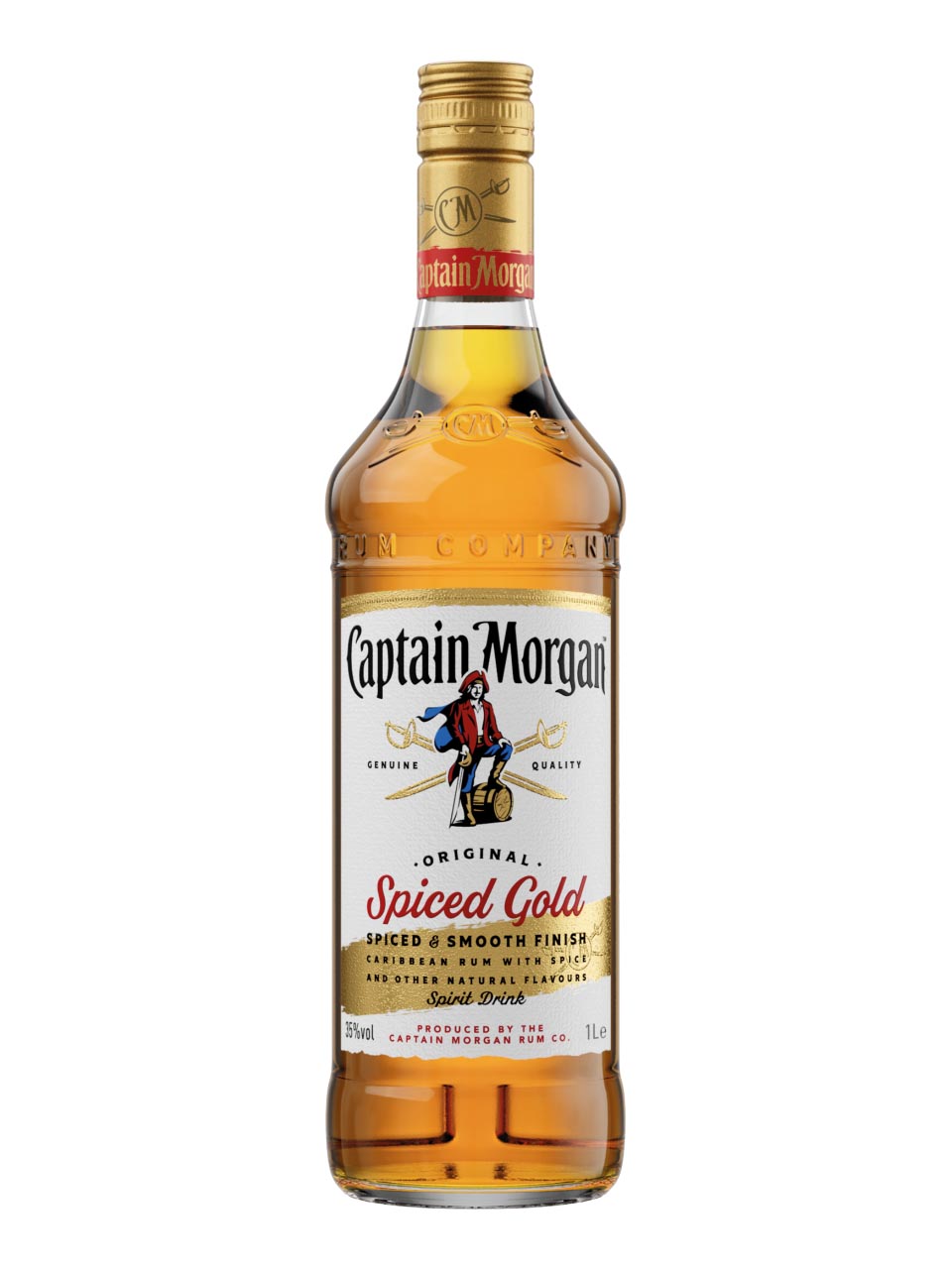 Captain Morgan Spiced Gold 35% 1L null - onesize - 1