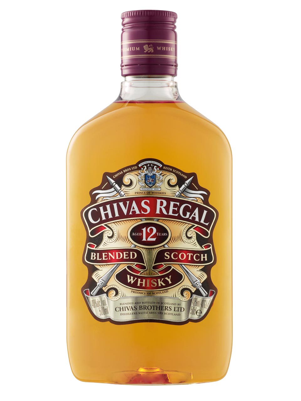 Chivas Regal Blended Scotch Whisky 12yo 40% 0.5L PET null - onesize - 1