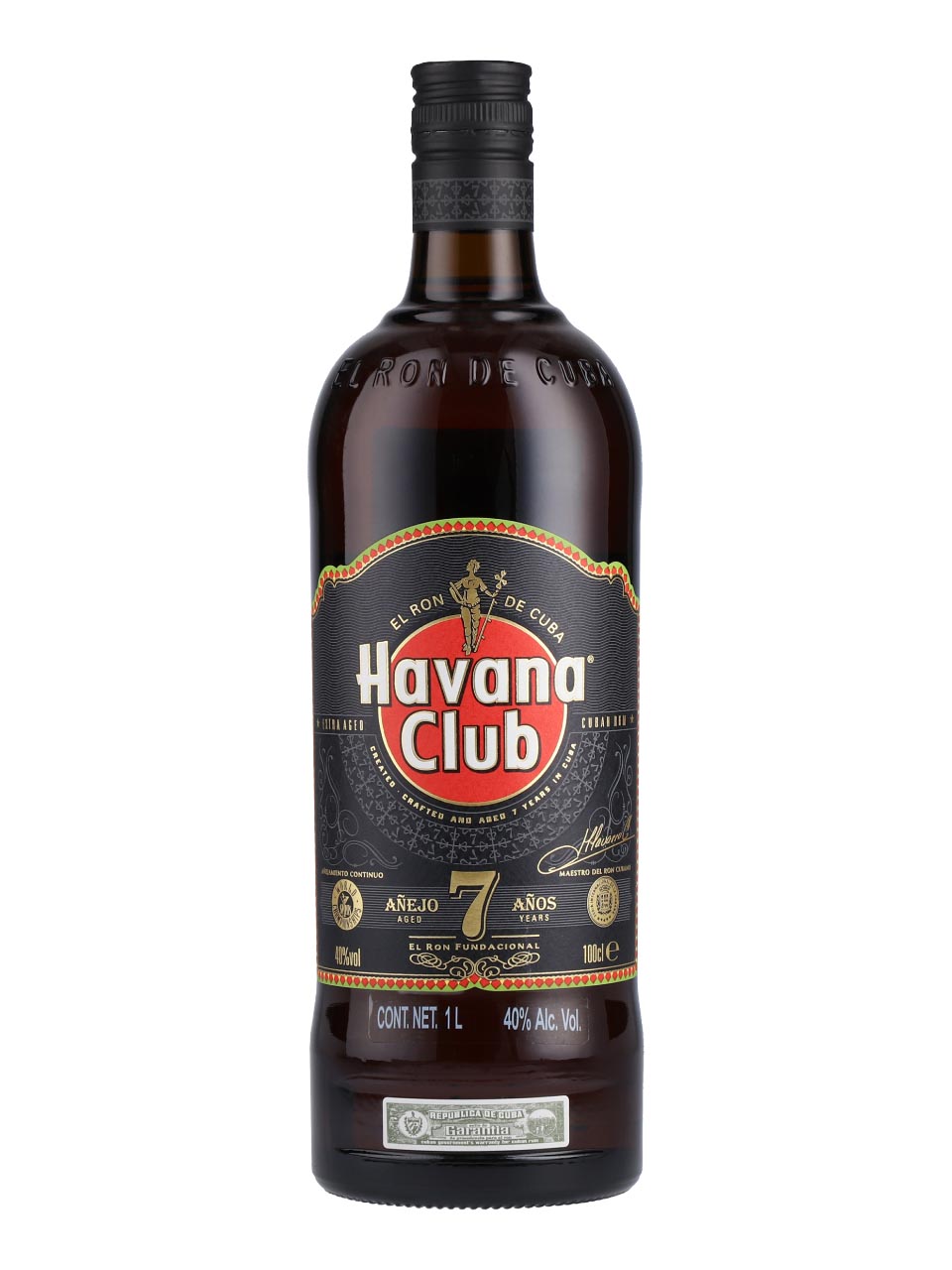 Havana Club Cuban Rum Anejo 7yo 40% 1L null - onesize - 1