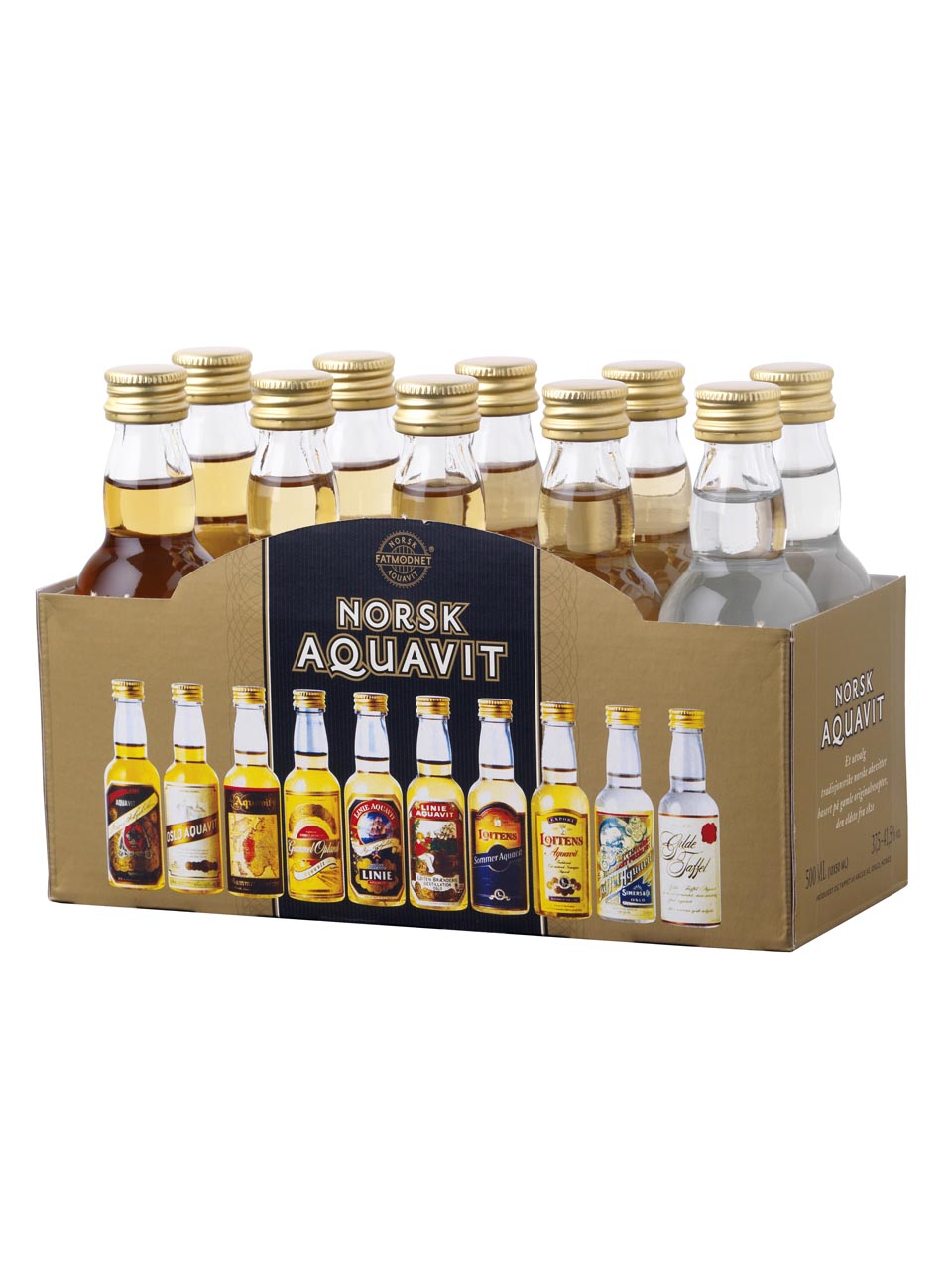 Norsk Aquavit table pack 41.5% 10x0.05L* null - onesize - 1