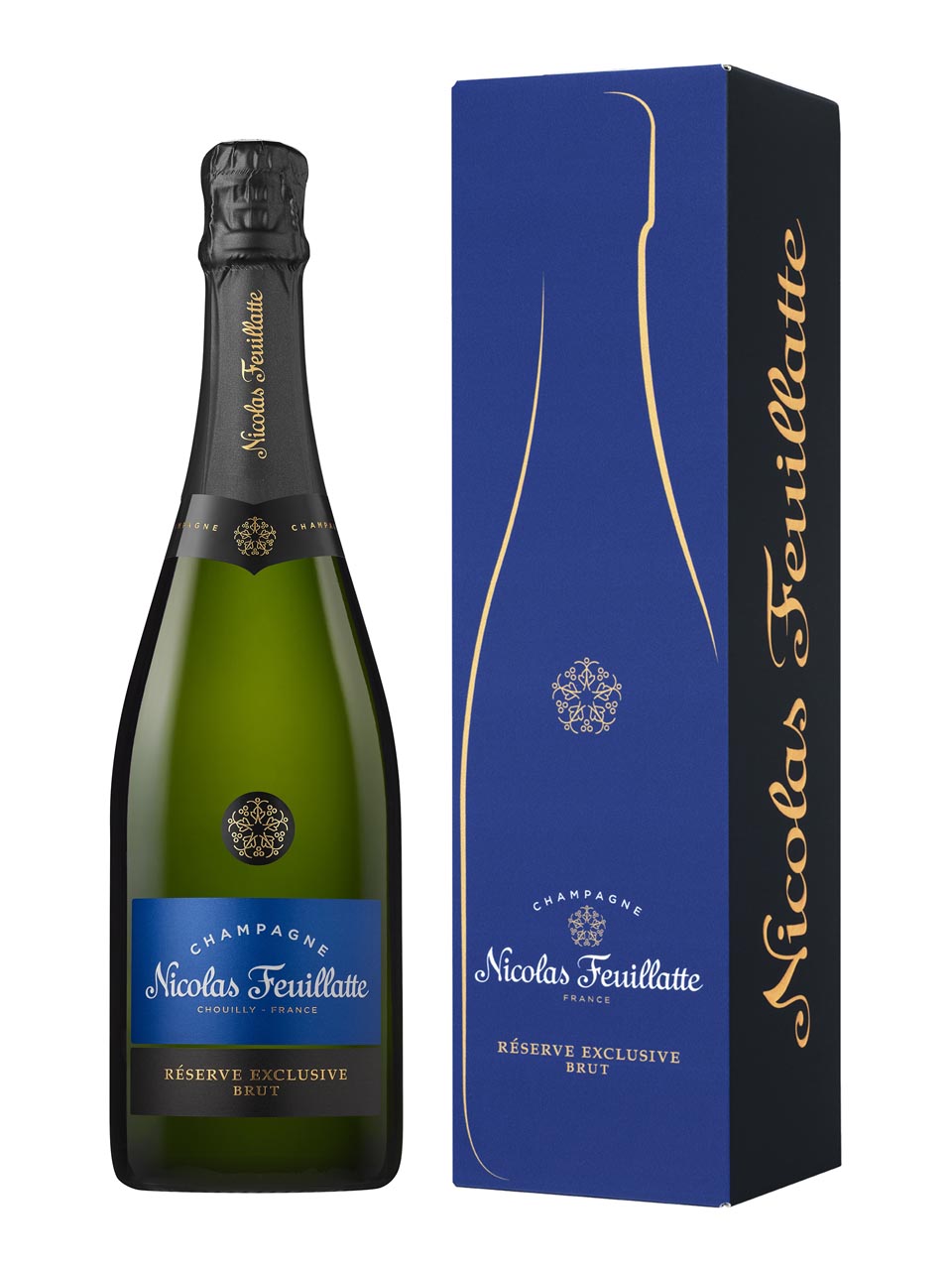 Nicolas Feuillatte, Réserve Exclusive, Champagne, AOC, brut, white (gift box) 0.75L null - onesize - 1