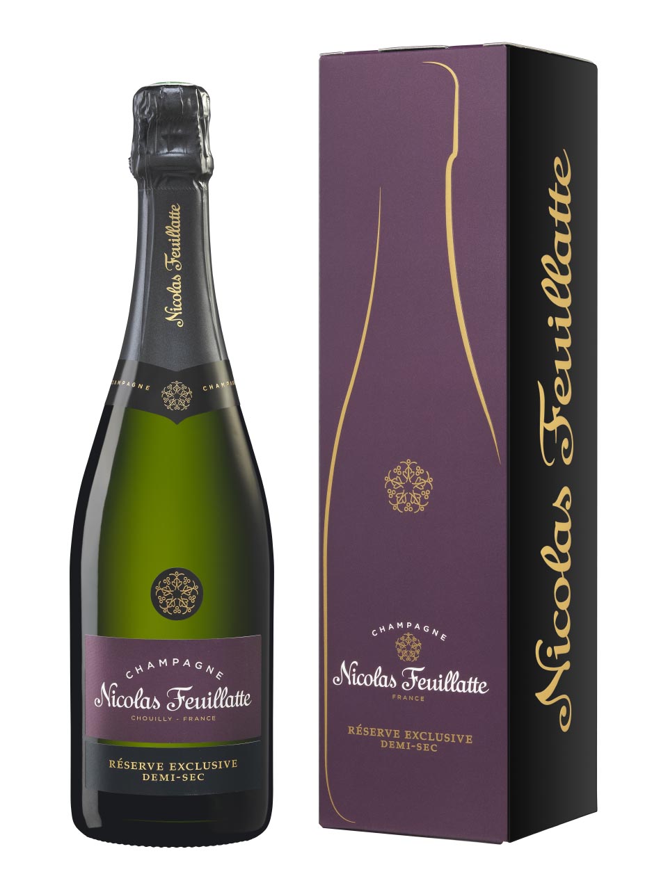 Nicolas Feuillatte, Demi-Sec, Champagne, AOC, semi-dry, white (gift box) 0.75L null - onesize - 1