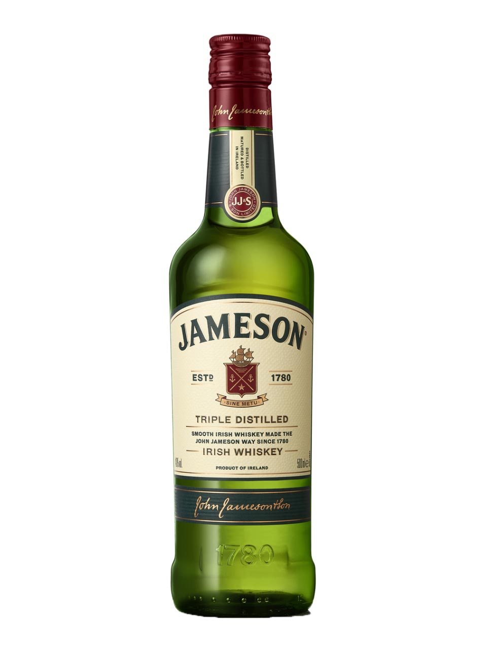 Jameson Triple Distilled Irish Whiskey 40% 0.5L PET null - onesize - 1