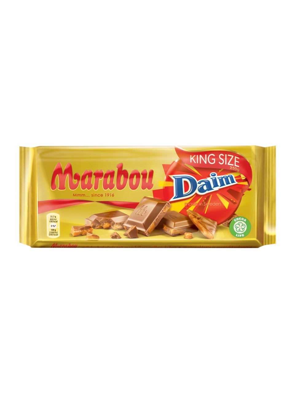 Marabou Daim Tablet Milk chocolate with almond crunch null - onesize - 1