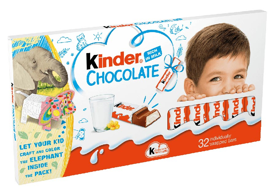 Kinder Chocolate 4x100g null - onesize - 1