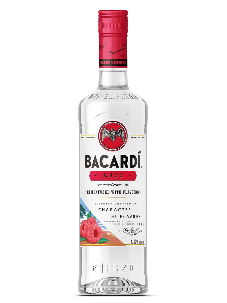 Bacardi Razz Flavoured Rum 32% 1L null - onesize - 1