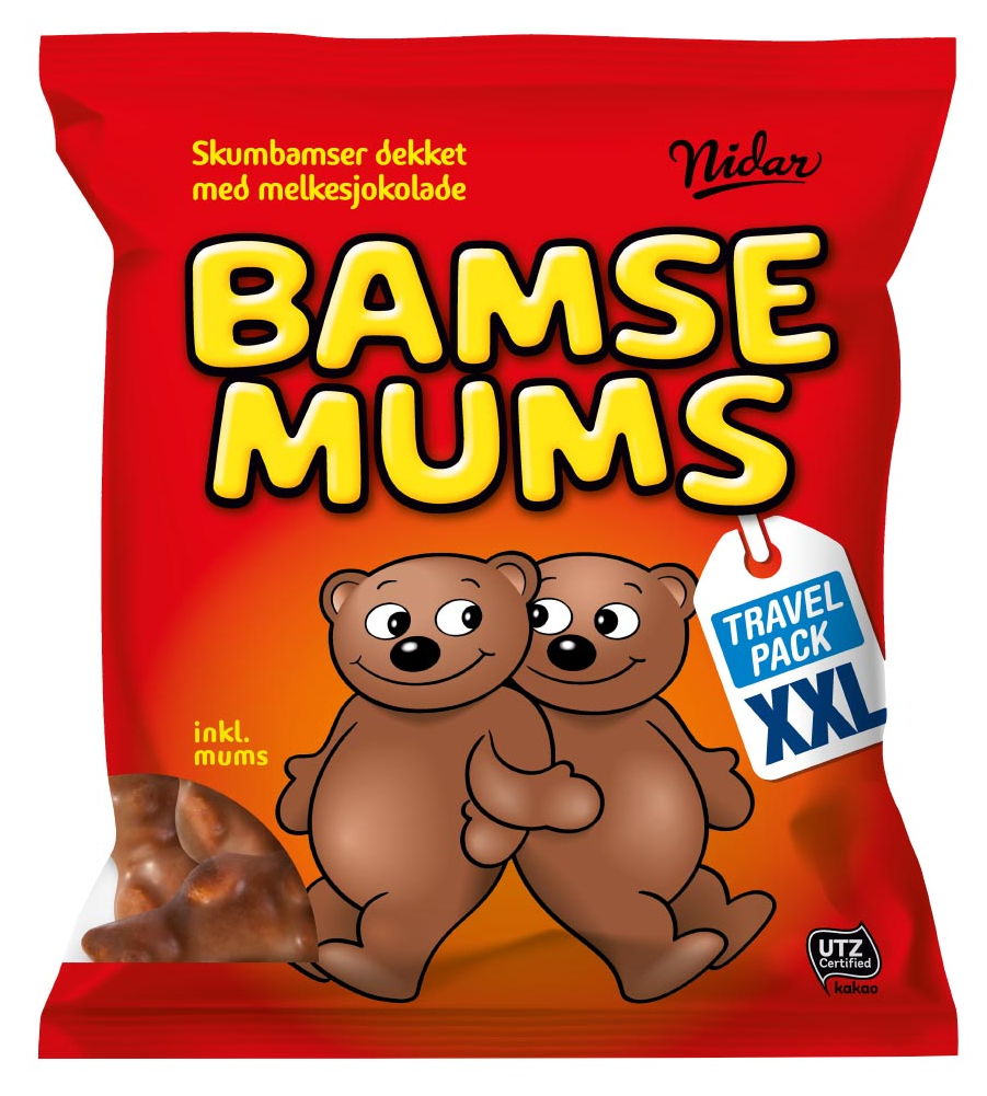 Bamsemums Chocolate covered banana marshmallow, Marshmallow bears null - onesize - 1
