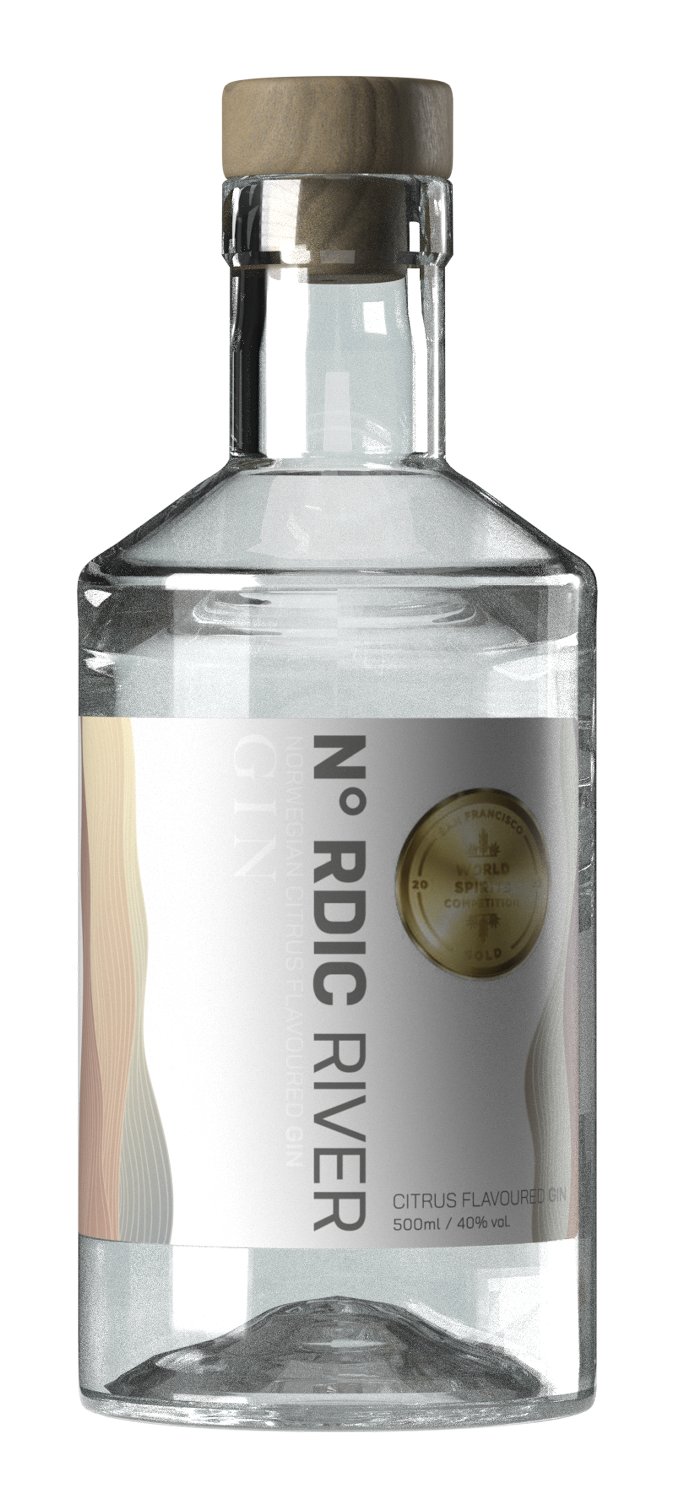 Nordic River Citrus flavored GIN 0,5L null - onesize - 1