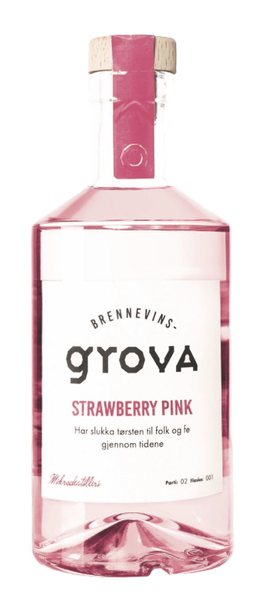 Brennevinsgrova STRAWBERRY PINK GIN 0,5L 37,8 null - onesize - 1