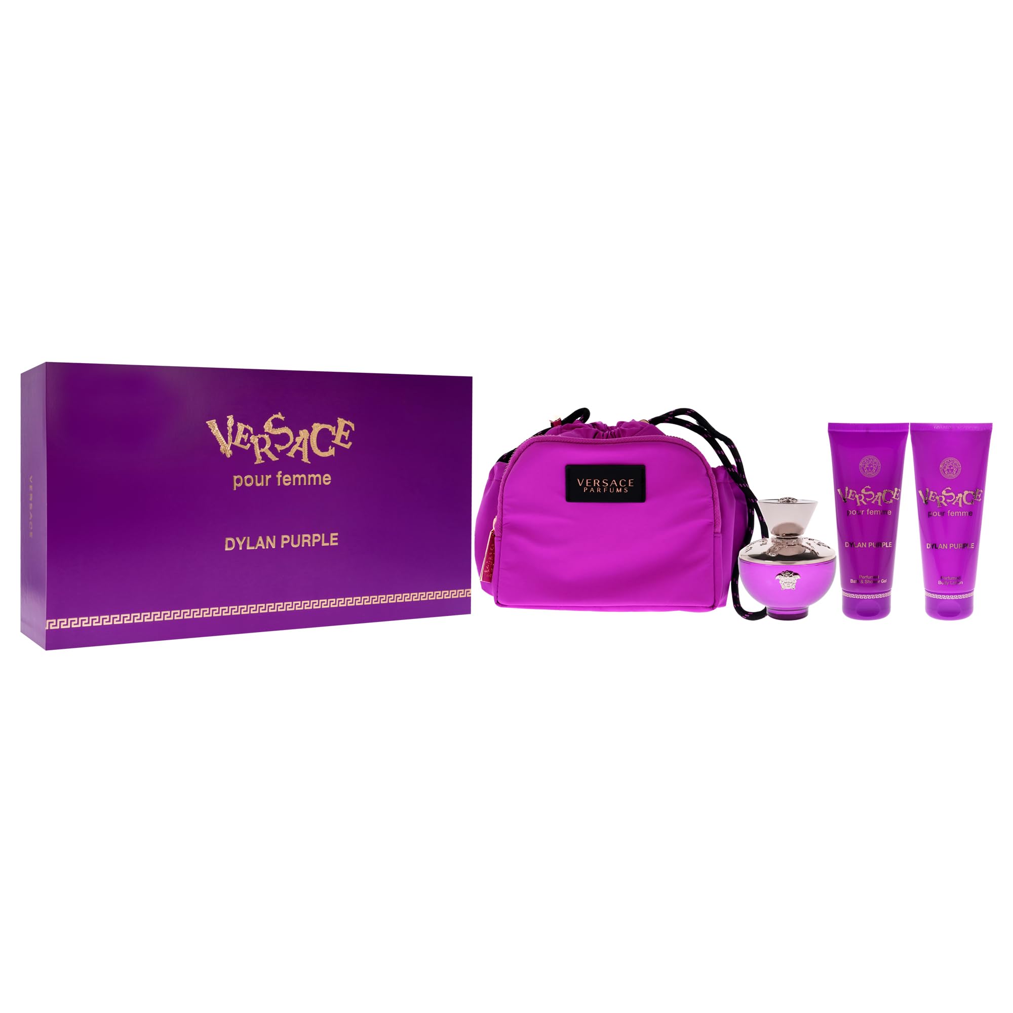Versace Dylan Purple Set/EdP 100 ml + Body Lotion 100 ml + Shower Gel 100 ml + Case null - onesize - 1
