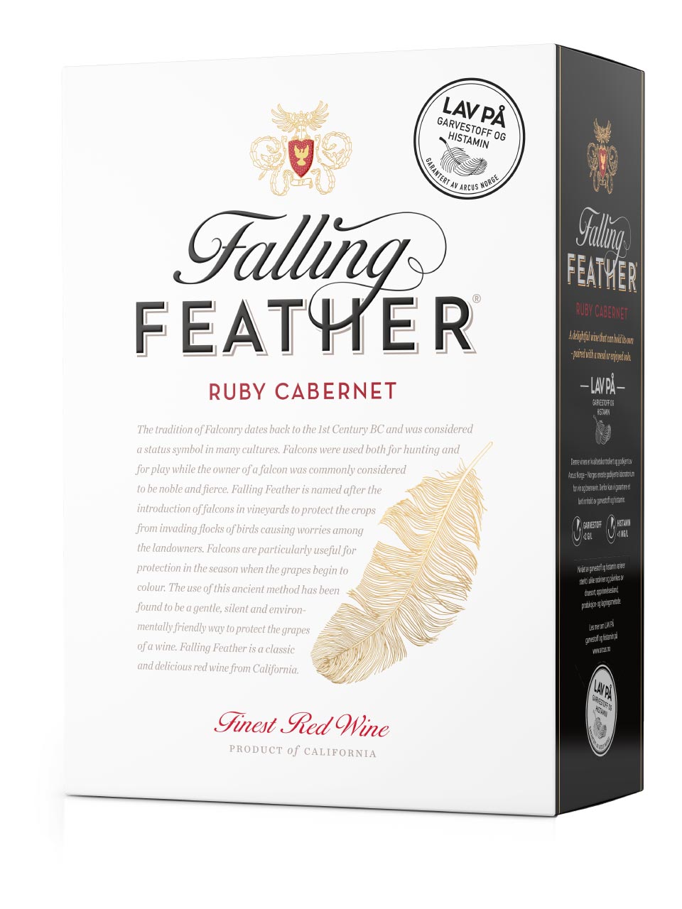 Falling Feather Ruby Cabernet red, semi-dry (Bag in Box) 3 Liter 12%vol. null - onesize - 1