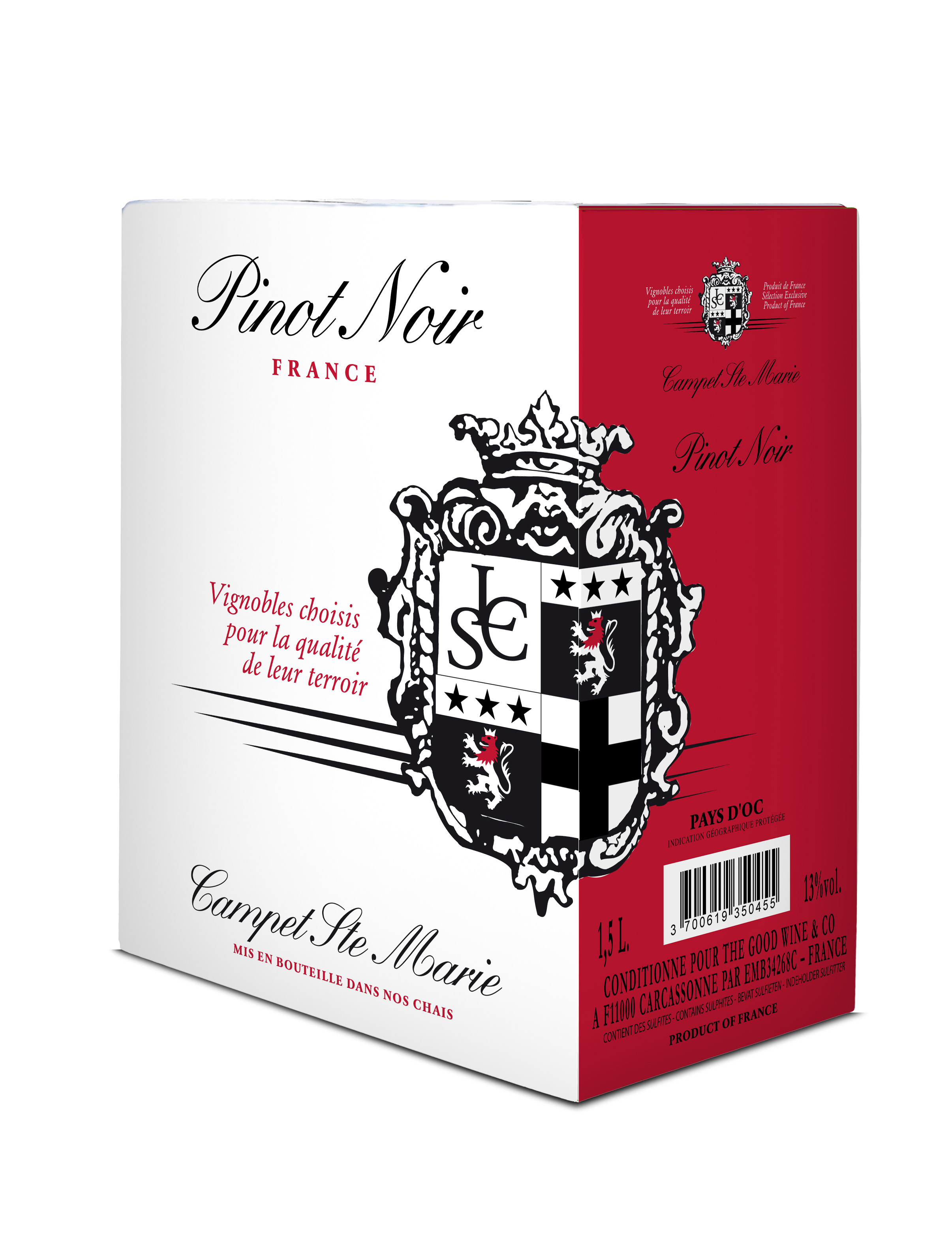 Campet St Marie Pinot Noir BIB 1,5L 13% null - onesize - 1